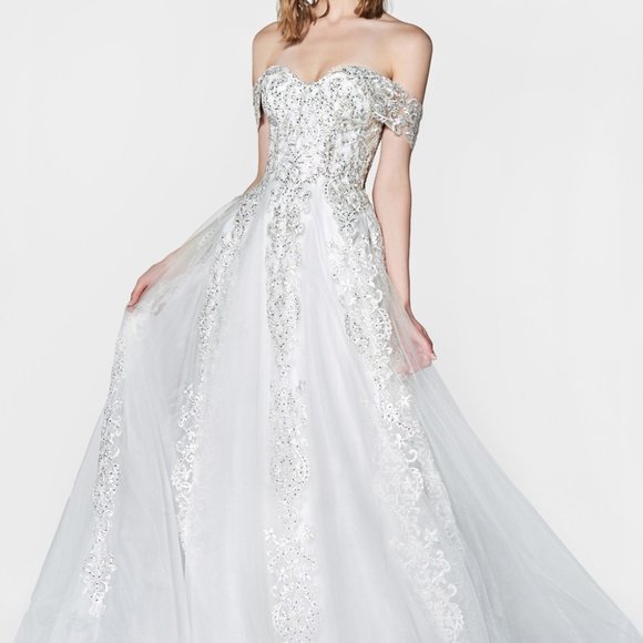 Lace Bridal Ball Gown - CNKC19070W